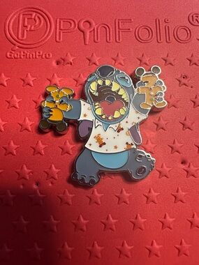 Authentic! Stitch Attacks Snacks Gingerbread Stitch pin